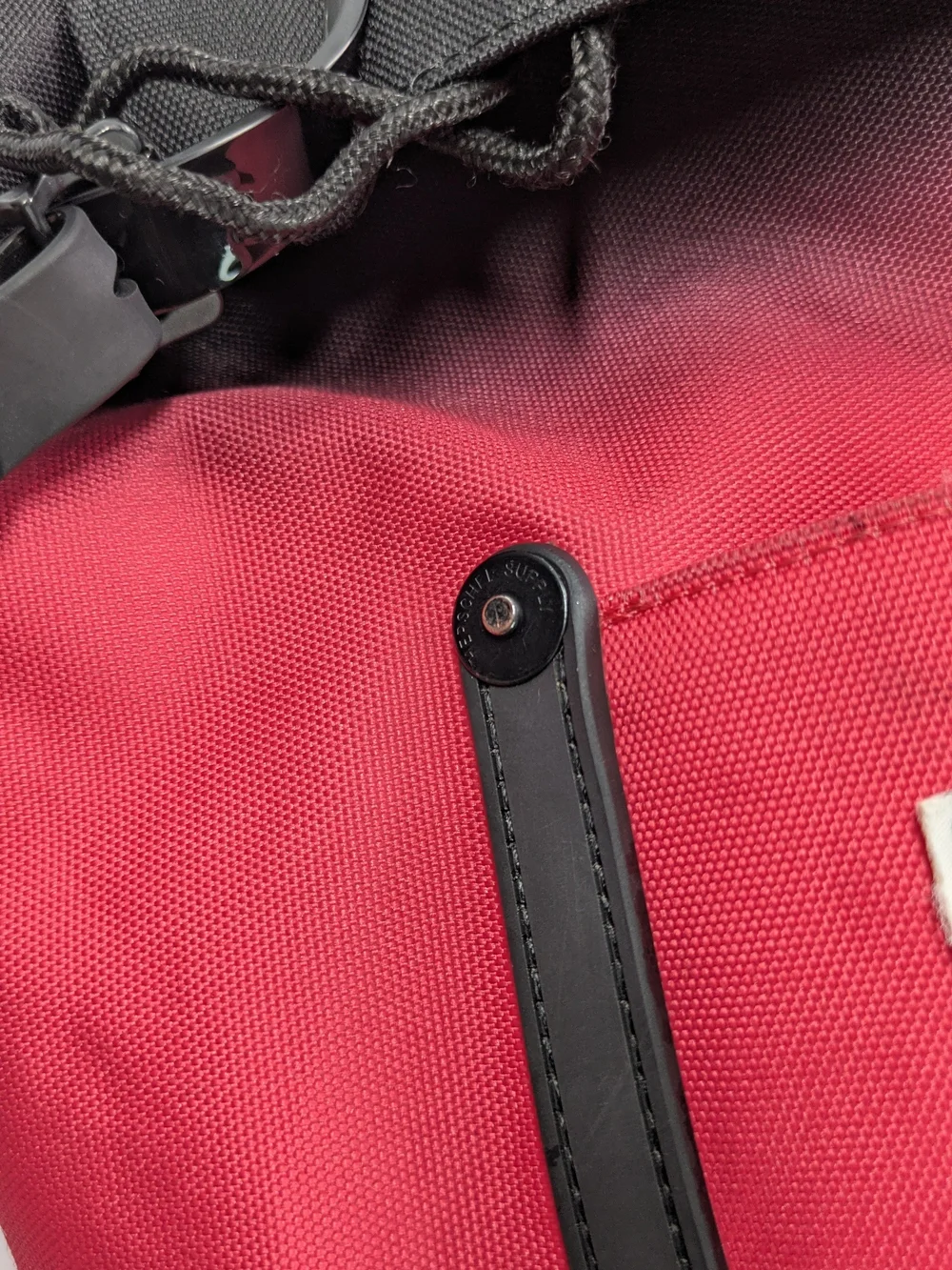 Herschel Supply Company Two-Tone Black and Coral Pink Small Backpack